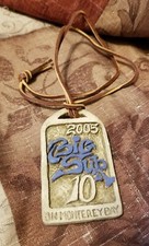 Rare 2005 Big Sur International Marathon Relay Ceramic Finishers Medal