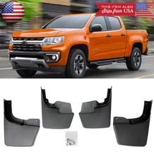 Factory Style Mud Guards Splash Flaps Set Fit 15-22 Chevy Colorado GMC Canyon
