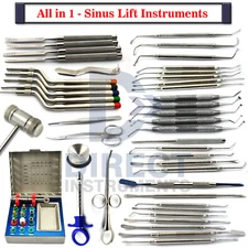 All in 1 Sinus Lift Instruments Elevators Chisels Dental Implant Surgery Graft
