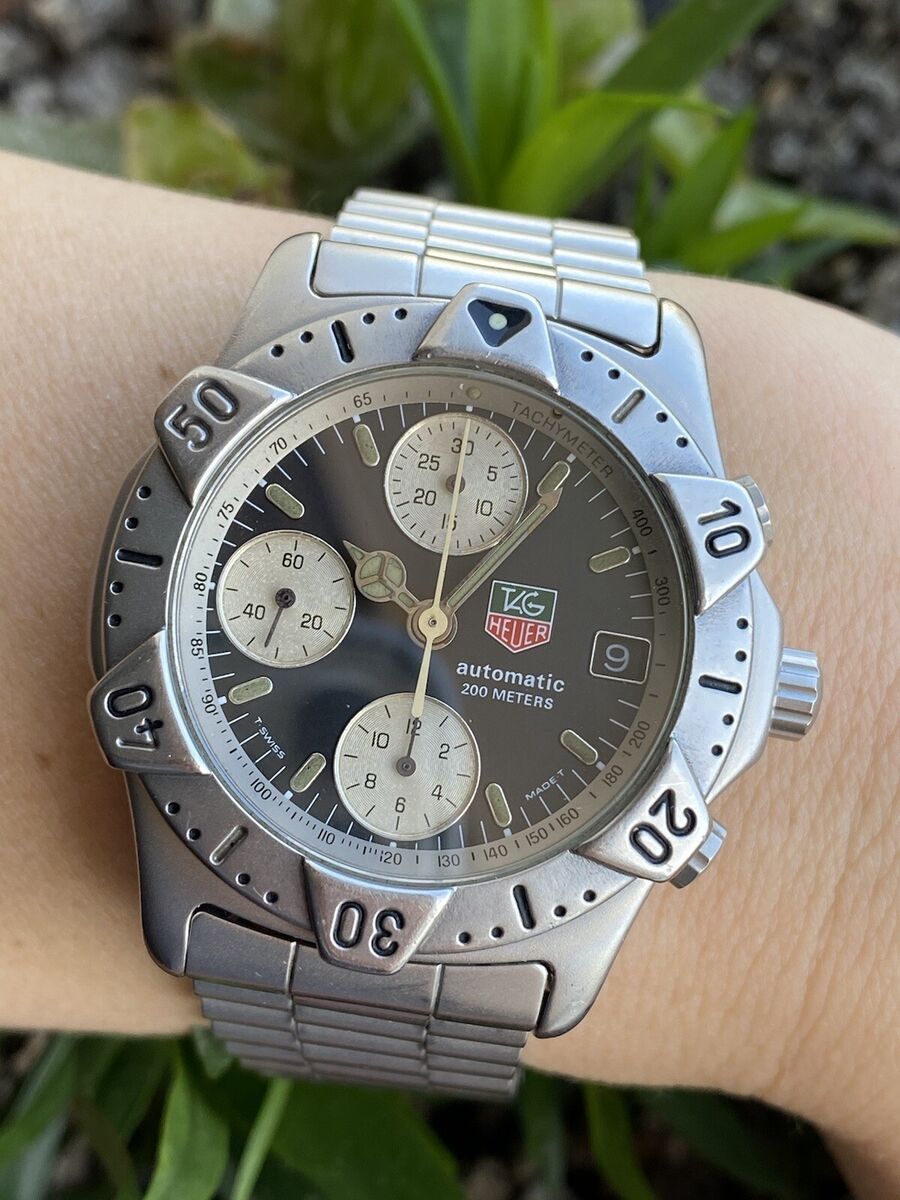 Tag Heuer Diver 200M Chronograph Automatic Watch Mens 38mm Tag Heuer Diver 200M Chronograph Automatic Watch Mens 38mm