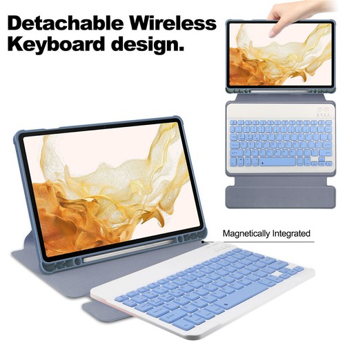 For SAMSUNG Galaxy Tab A9 Plus A8 10.5 S9 EF S6 Lite Tablet Case Keyboard Mouse - Picture 36 of 83