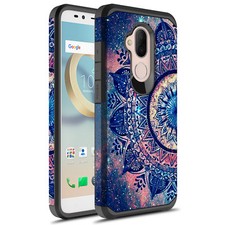 Lindo estuche de silicona colorido de moda gráfico híbrido folio para Alcatel 7/Alcatel 7