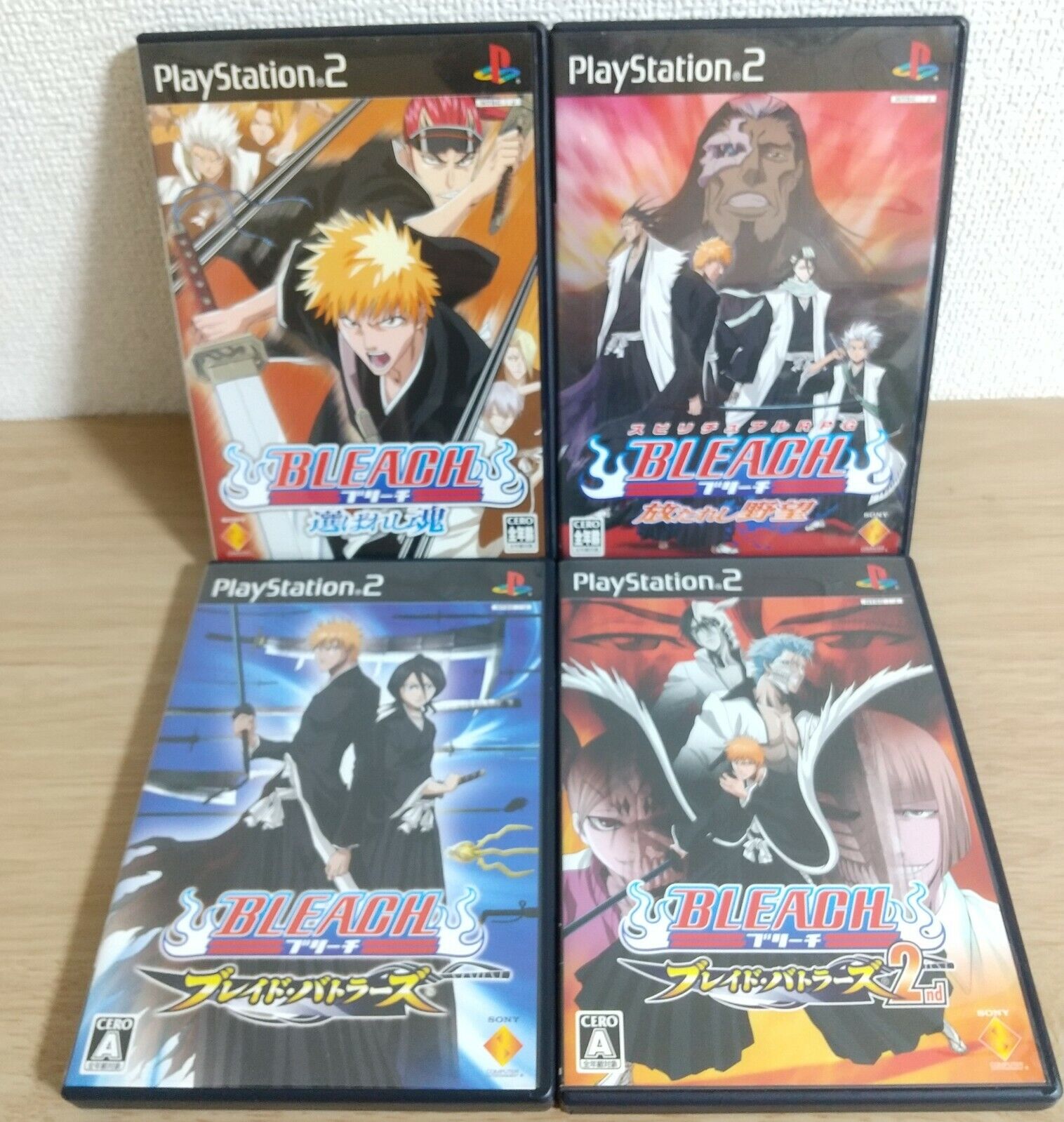 Playstation 2 Bleach Blade Battlers 2nd Japanese VIdeo Game PS2 From Japan  4948872151191