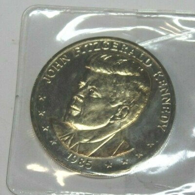 John F. Kennedy 1985 25th Anniversary 1960-1985 2 Tone Double