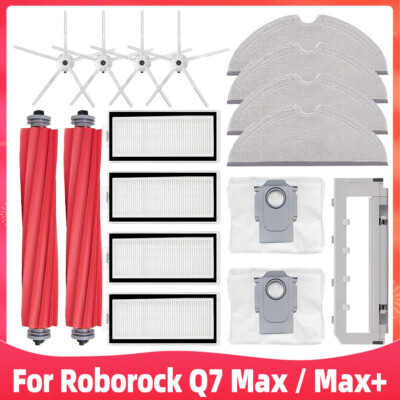 For Roborock Q7 Max, Q7 Max+, Q7 Plus, T8 Robot Vacuum Replacement Spare Parts