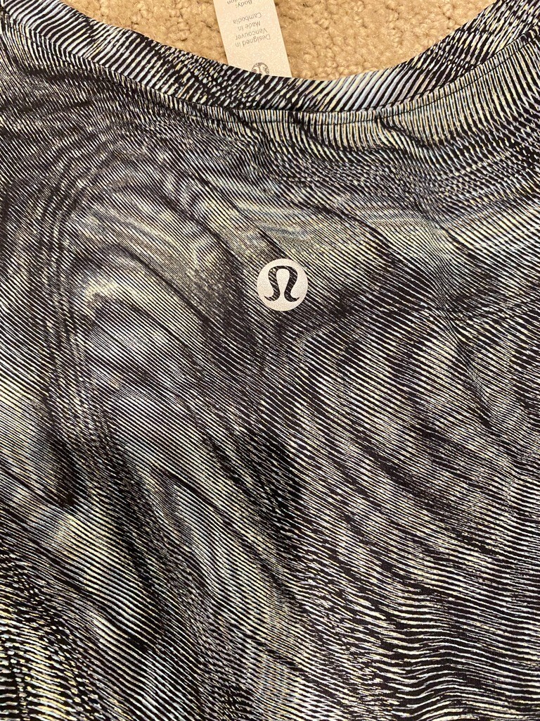 LULULEMON DIMENSIONAL ICING SPLIT HEM TANK SZ 4 - image 6