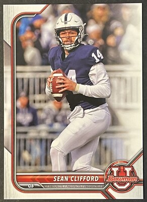 2022 Bowman University Prospect Card #69 Sean Clifford Penn State