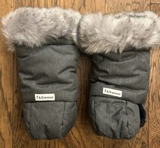 7 A.M. Element Warmuffs Tundra Plush - Heather Dark Grey / Arctic Faux fur