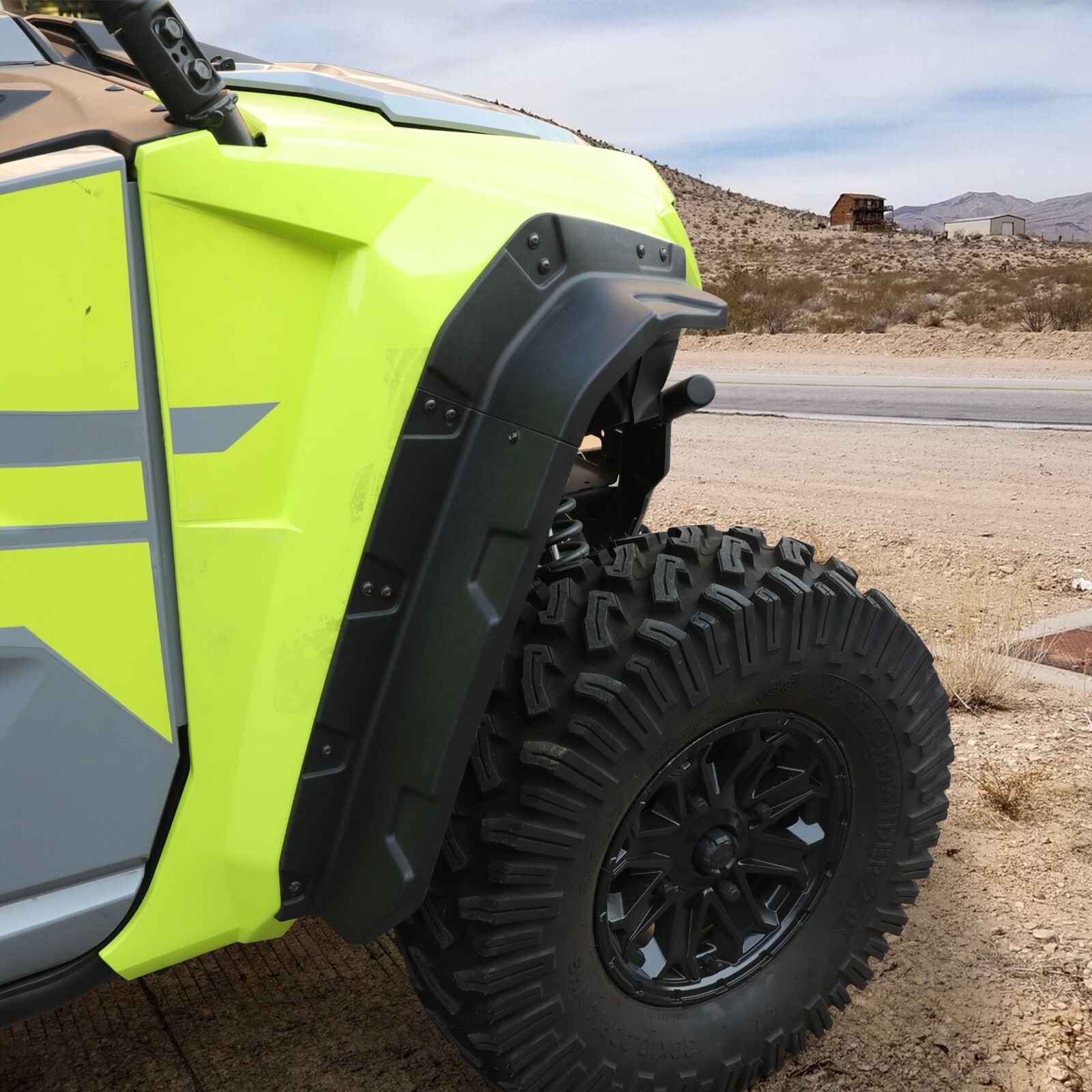 10pcs Extended Fender Flares Compatible with Yamaha RMAX 1000 2 Seater