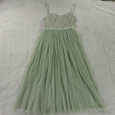 Needle and Thread Dress Womens 4 US Green Tulle Beaded Coppelia Ballet Fairy NWT