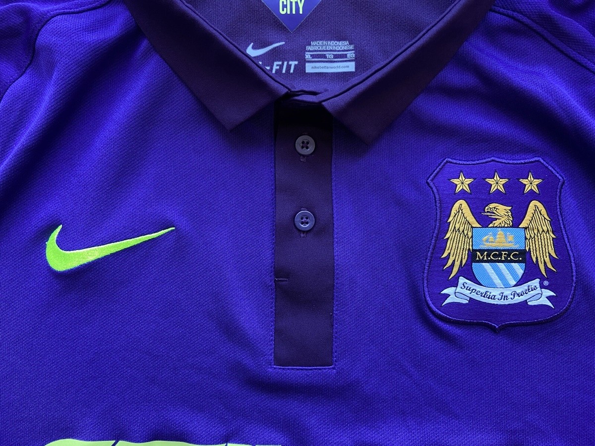 MANCHESTER CITY 2014 2015 THIRD FOOTBALL SHIRT SOCCER JERSEY