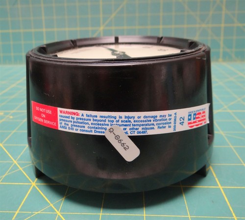 Ashcroft Duragauge 5" Pressure Gauge 0-100 PSI AISI 316 Tube & Socket 1/2" NPT - Picture 7 of 12