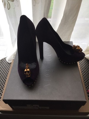 alexander mcqueen flats skull