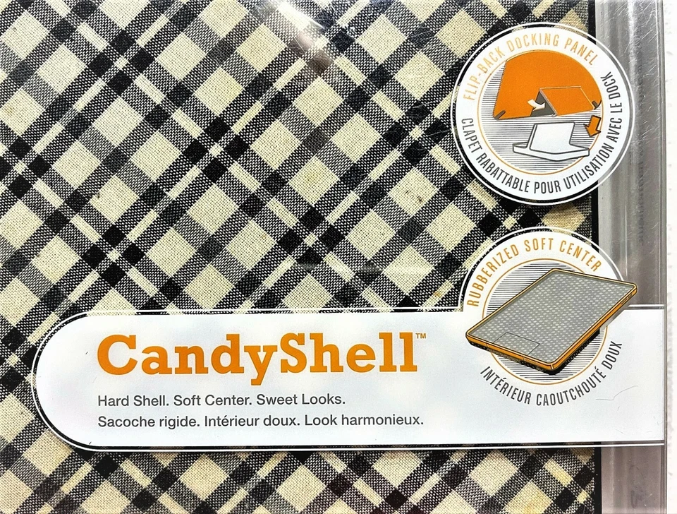 Speck Candy Shell iPad Protective Cover:  Black and White:  SHIPS FREE & INSURED - Image 2 of 4