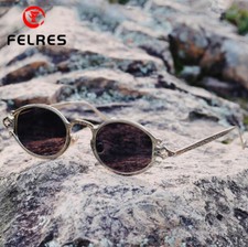 Small Frame Metal Punk Sunglasses For Men Women Outdoor Partying Glasses New