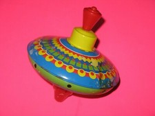 Schylling Colorful Spinning 5" Metal Top Toy