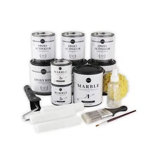 Giani Marble Easy Epoxy Countertop Paint Kit (Carrara White) Carrara White