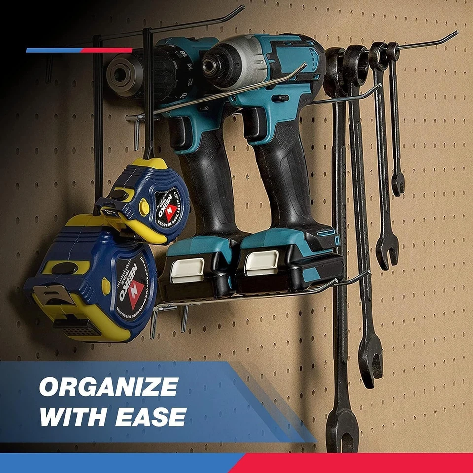 Kit de ganchos de clavija de alta resistencia 53100A de 4 pulgadas paquete de 50 ganchos de clavija de 1/8" para spa de 1""... Foto 2 de 2