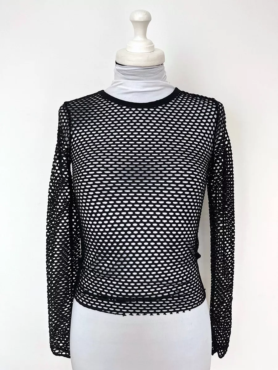 Zara fishnet sale top