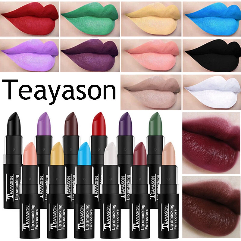 Teayason Lip Smacking Fun Colour Lipstick Matte Waterproof Long-Last Lip Stick  - Image 2 of 4