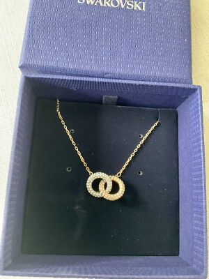 SWAROVSKI｜JEWERLY (Stone necklace (5414999)) Swarovski Stone Rose Gold Plated Necklace 5414999