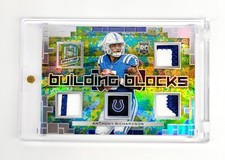 #/8 RC TRIPLE PATCH NEON GREEN 2023 Spectra Building Blocks Anthony Richardson 