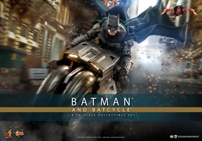 Pre-order New Hot Toys MMS705 The Flash Batman And Batcycle