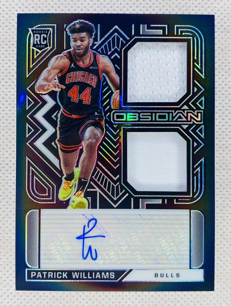 Patrick Williams 2020 Panini Obsidian 4/49 RPA Auto Patch Rookie 