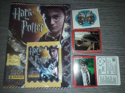 Album Harry Potter Aufkleber Agenda Panini 2005 + Set Fast Voll -10 Abzehbilder