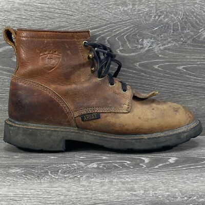 Ariat Cascade Boots Men\'s 12 D Lace Up Work Leather Western Ariat Men main image 2