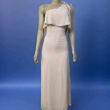 Lulu's Purpose Blush Pink One Shoulder Maxi Dress Women's Size XS NWT #CB2