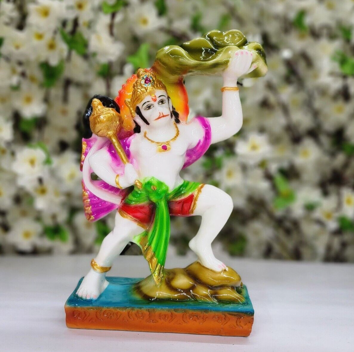 Lord Hanuman Statue Small Hanuman Ji Idol Resin Hindu God Figurine ...