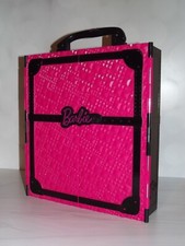 2011 Barbie Doll Case Fashion Wardrobe Fashionistas Pink Black A13