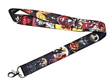 Nightmare Before Christmas Jack  Sally ID Holder LANYARD Keychain