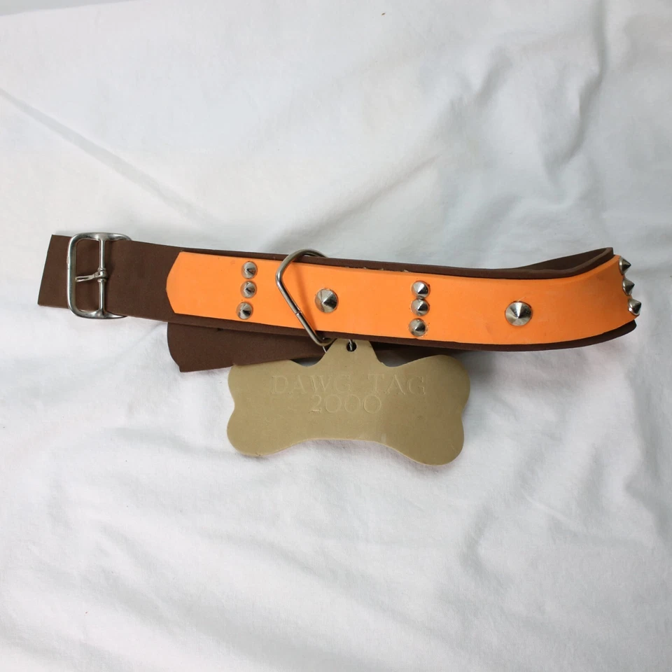 4件装克利夫兰布朗队狗皮带摇头公仔皮带扣邮票复古罕见发现 — 第 2/4 张图片