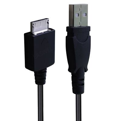 Subtel USB-Kabel 1 M Für Sony Walkman – Lade- Und Datenkabel Mit Walkman-Connector, USB 2.0, 1A, Schwarz