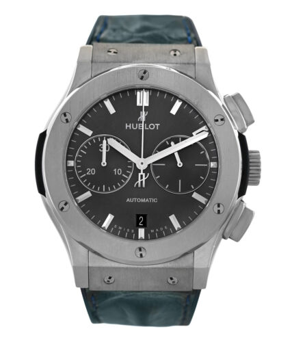 Hublot Classic Fusion 521.NX.7071.LR Date Chronograph Titanium 45MM Men's Watch - Picture 2 of 10