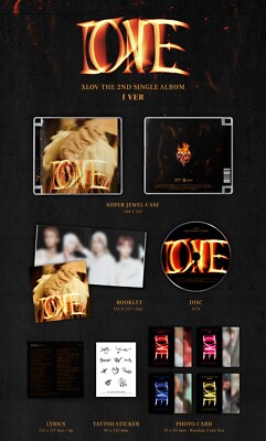 K-pop　CD K-POP XLOV 2nd Single Album [I ONE] I Ver. CD+P.Book+4p