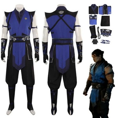 Game Mortal Kombat Sub-Zero Cosplay Costume Outfits Halloween Carnival Full Set