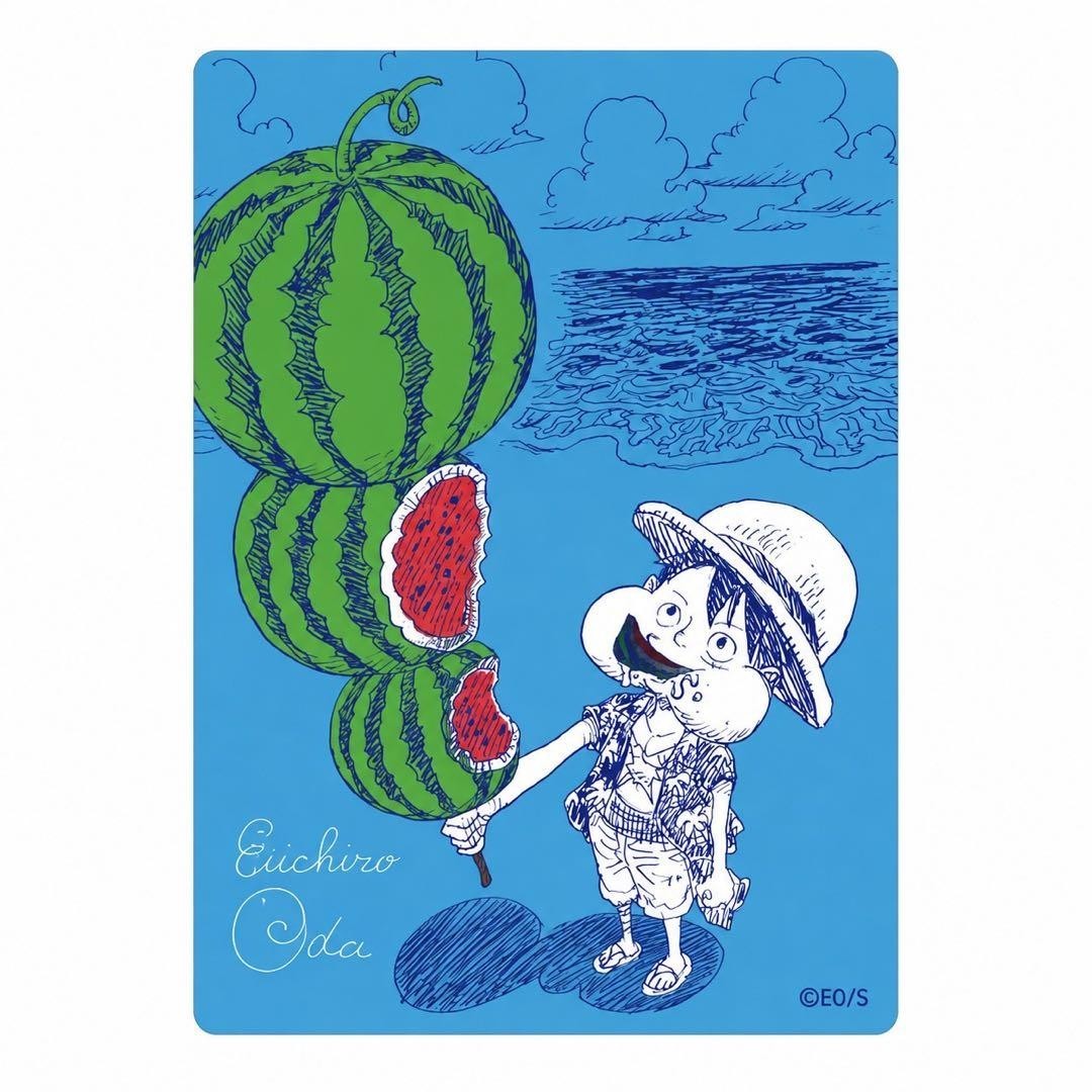 ONE PIECE Natsucomi 2026 Metallic Bonus Card Luffy Official Japan