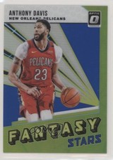 2018-19 Panini Donruss Optic Fantasy Stars Blue Prizm 59/85 Anthony Davis #1 eq1