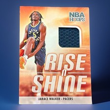 Jarace Walker Rookie Card Patch Rise & Shine 2023-24 NBA Hoops #RS-WAL. rookie card picture