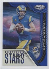 2022 Certified Certified Stars Mirror Blue 44/75 Matthew Stafford #CS-11 04br
