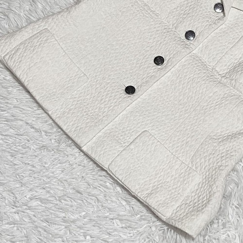 Buen Estado Raro Configuración CHANEL con Marca de Coco Blanco 97C - Auténtico De Colección Wo - Imagen 4 de 11