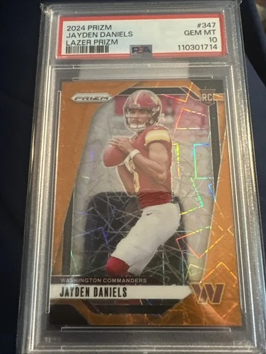 2024 Prizm Jayden Daniels Lazer Prizm PSA 10