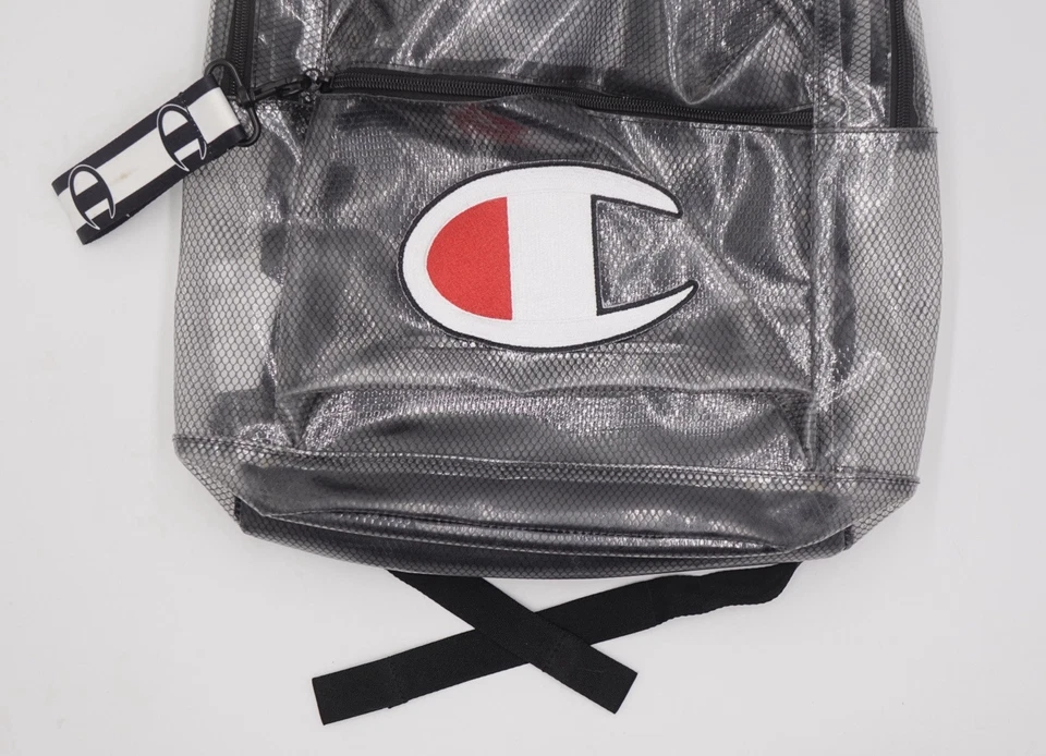 "Mochila transparente CHAMPION Supercize 17"" negra" Foto 3 de 4