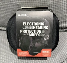 Electronic Hearing Protection Muffs Tactical Storage Case NRR 24db