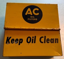 RARE Vintage 1950's AC OIL Filters Dirt-Proof Your Engine Test Pads And Display