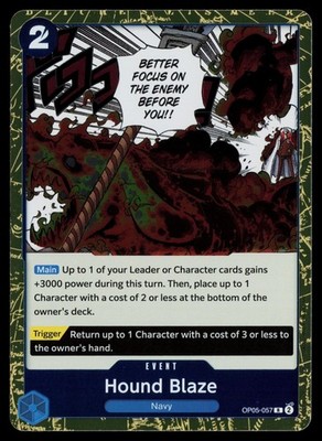 Hound Blaze OP05-057 Awakening of the New Era One Piece NM