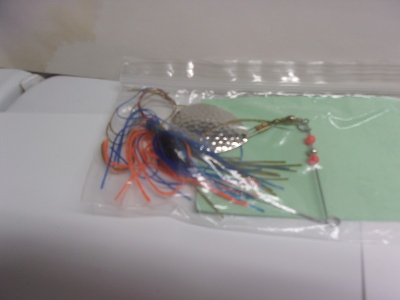 10  Silicone Skirts  Multily Col5"-1-3/4 OZ 5/0-.041 SS Bluegill Single Spin#696